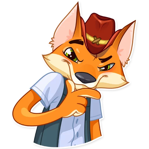 🤔 Стикер «Cowboy Fox» для Telegram