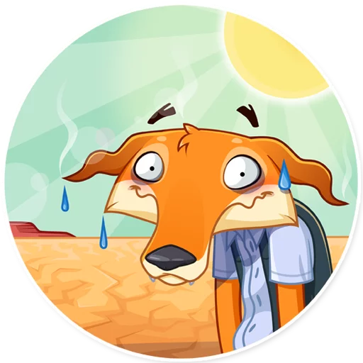 😐 Стикер «Cowboy Fox» для Telegram