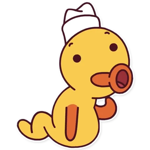 😮 Стикер «Кря (Капитан Кракен / Captain Kraken)» для Telegram