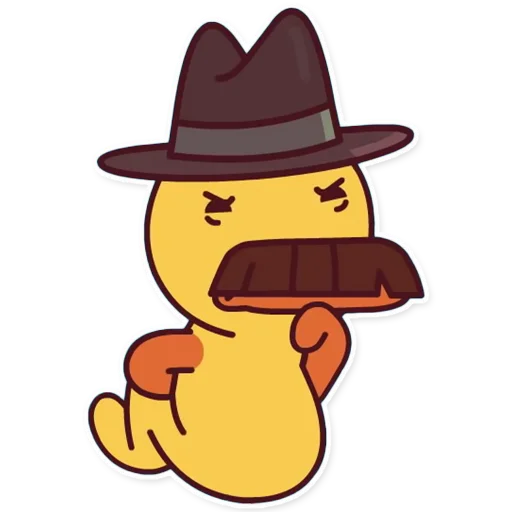 🕵️‍♂️ Стикер «Кря (Капитан Кракен / Captain Kraken)» для Telegram