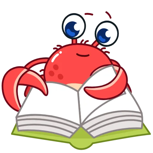 📖 Стикер «Краб Рэдик» для Telegram