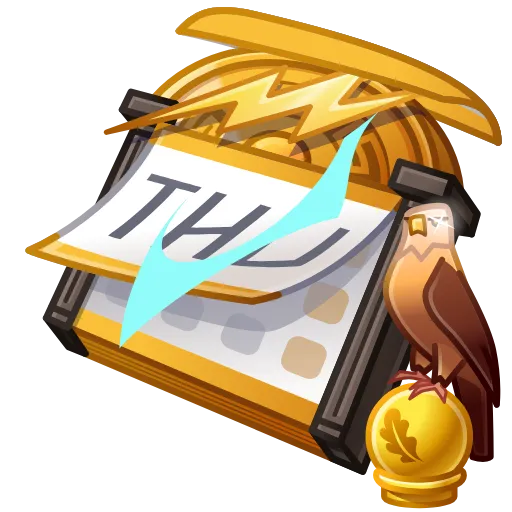 📆 Стикер «Crafts Desk Calendar» для Telegram