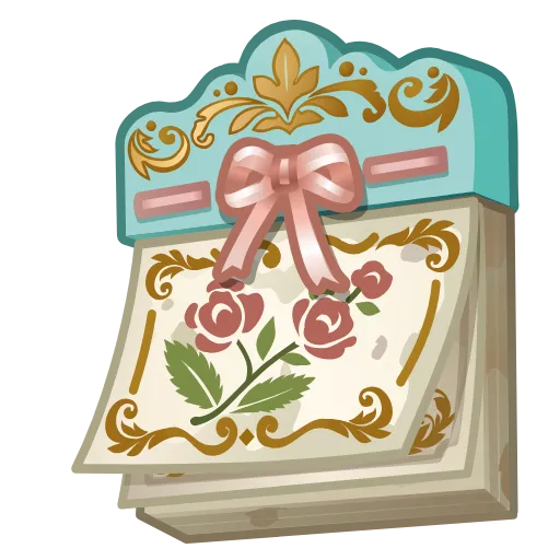 📆 Стикер «Crafts Desk Calendar» для Telegram