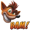 😁 Эмодзи «Crash Bandicoot N» для Telegram