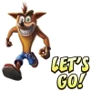 ☝ Эмодзи «Crash Bandicoot N» для Telegram
