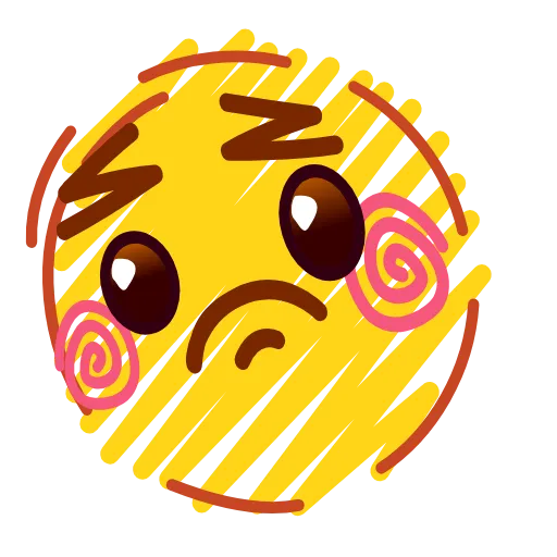 😟 Эмодзи «Crayons Emoji» для Telegram