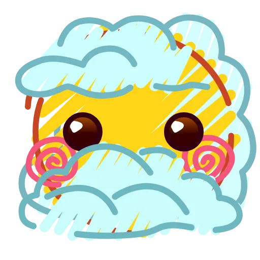 😶‍🌫️ Эмодзи «Crayons Emoji» для Telegram