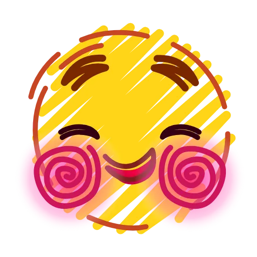 😊 Эмодзи «Crayons Emoji» для Telegram