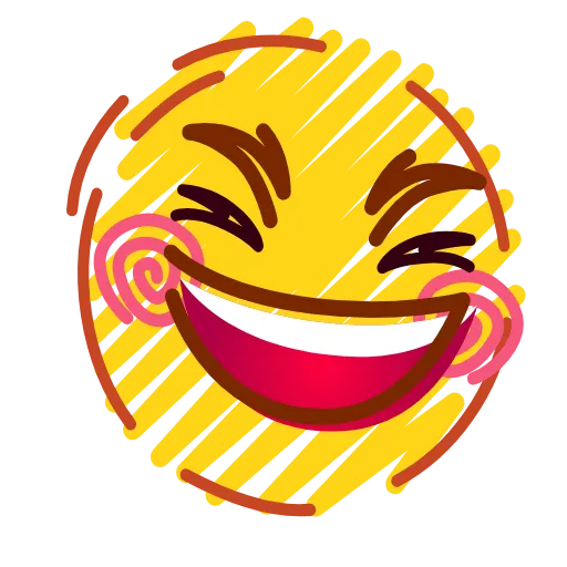😆 Эмодзи «Crayons Emoji» для Telegram