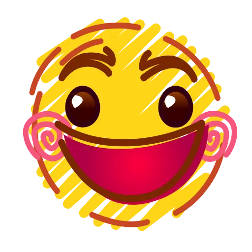 😄 Эмодзи «Crayons Emoji» для Telegram