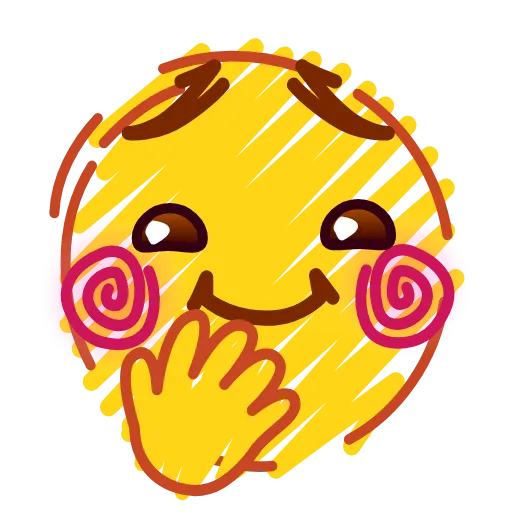 🤭 Эмодзи «Crayons Emoji» для Telegram