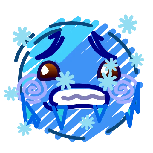 🥶 Эмодзи «Crayons Emoji» для Telegram