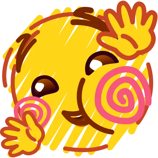 🤗 Эмодзи «Crayons Emoji» для Telegram