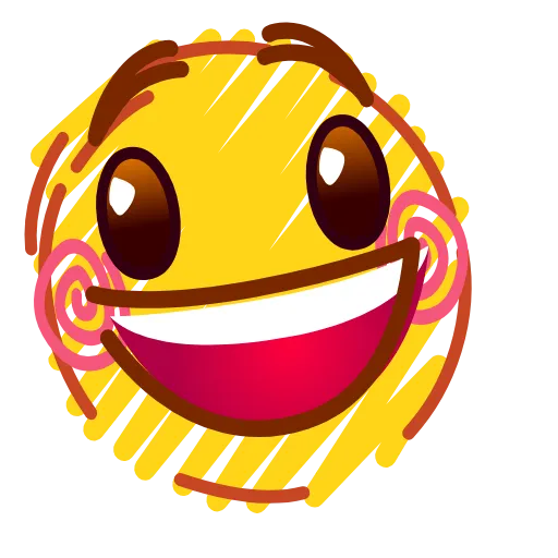 😃 Эмодзи «Crayons Emoji» для Telegram