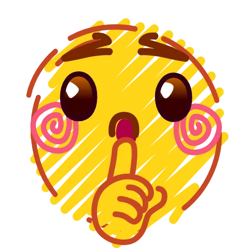 🤫 Эмодзи «Crayons Emoji» для Telegram