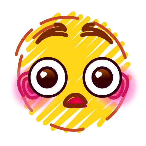 😳 Эмодзи «Crayons Emoji» для Telegram