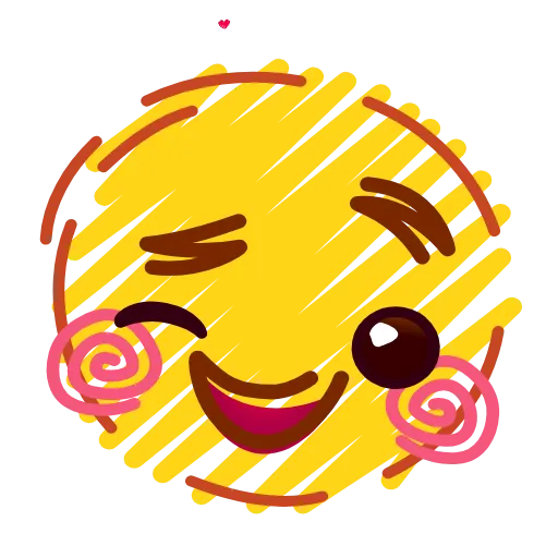 😘 Стикер «Crayons Emoji» для Telegram