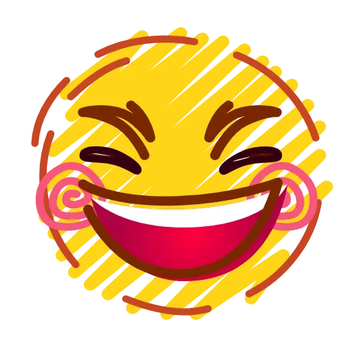 😆 Стикер «Crayons Emoji» для Telegram
