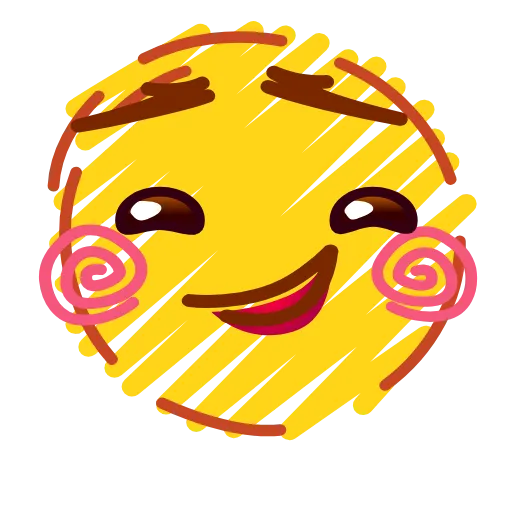 😏 Стикер «Crayons Emoji» для Telegram
