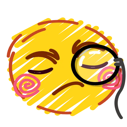 🧐 Стикер «Crayons Emoji» для Telegram