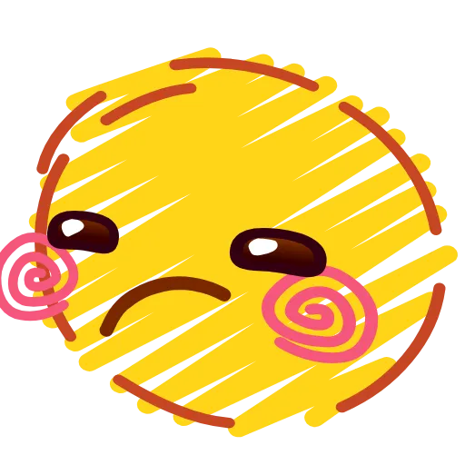 😕 Стикер «Crayons Emoji» для Telegram