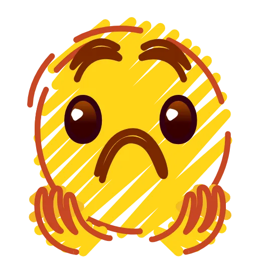 😱 Стикер «Crayons Emoji» для Telegram