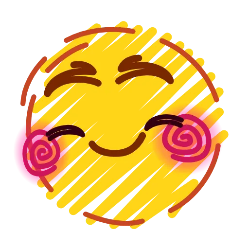 ☺ Стикер «Crayons Emoji» для Telegram