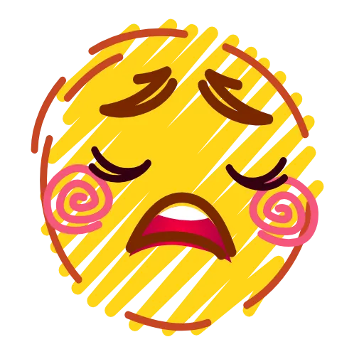 😩 Стикер «Crayons Emoji» для Telegram