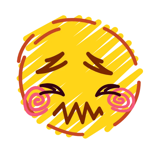 😖 Стикер «Crayons Emoji» для Telegram