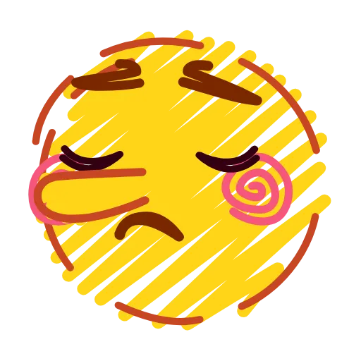 🤥 Стикер «Crayons Emoji» для Telegram