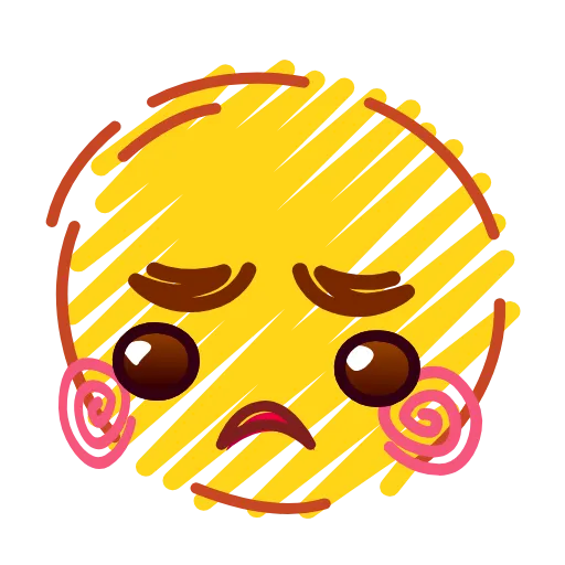 🥺 Стикер «Crayons Emoji» для Telegram