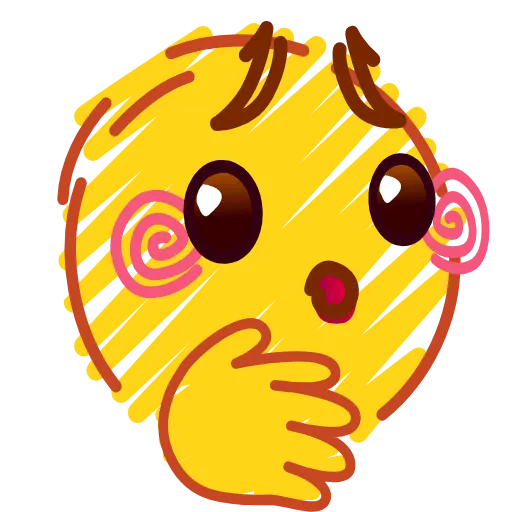🫢 Стикер «Crayons Emoji» для Telegram