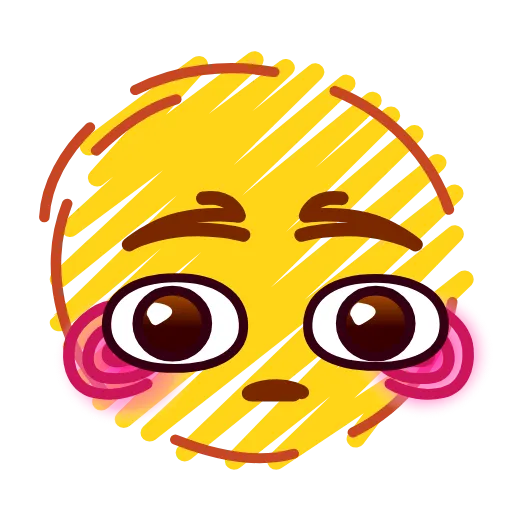 😳 Стикер «Crayons Emoji» для Telegram