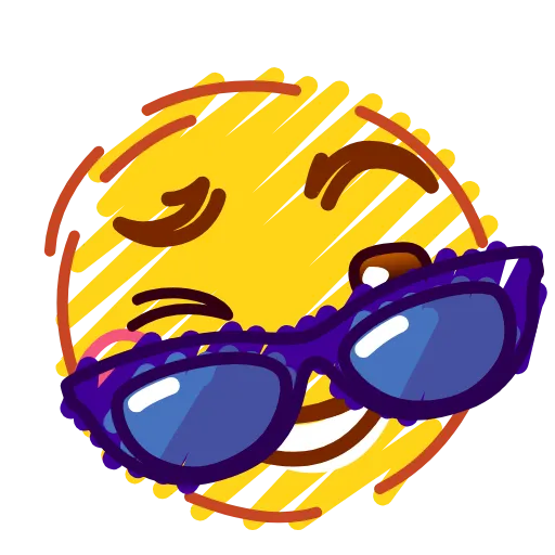 😉 Стикер «Crayons Emoji» для Telegram