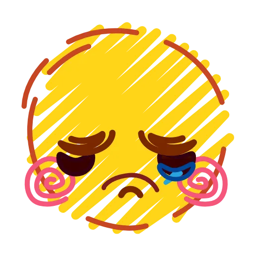 😢 Стикер «Crayons Emoji» для Telegram