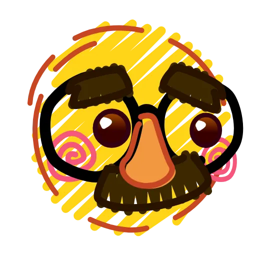 🥸 Стикер «Crayons Emoji» для Telegram