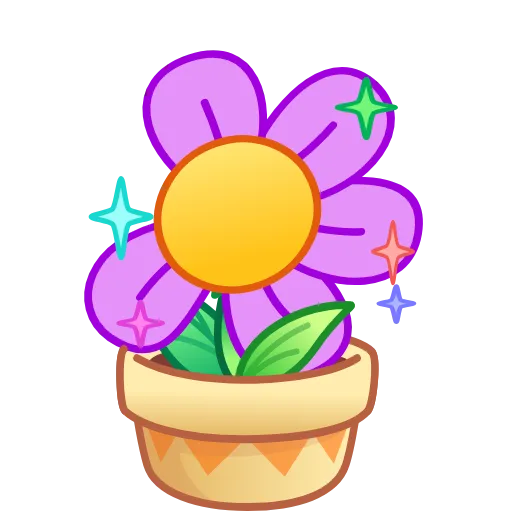 👍 Эмодзи «Crazy Daisy» для Telegram