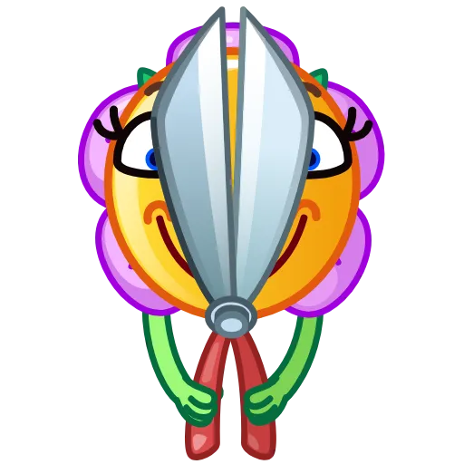 😈 Эмодзи «Crazy Daisy» для Telegram
