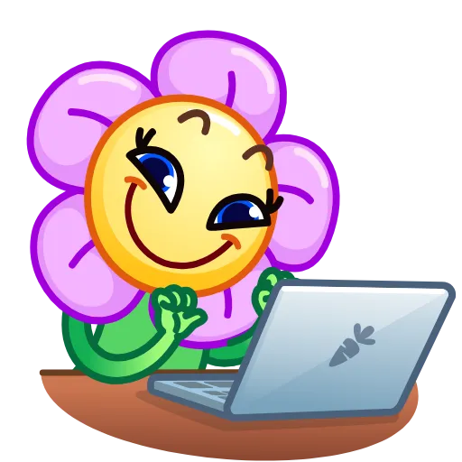 💻 Эмодзи «Crazy Daisy» для Telegram