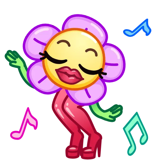 🕺 Эмодзи «Crazy Daisy» для Telegram