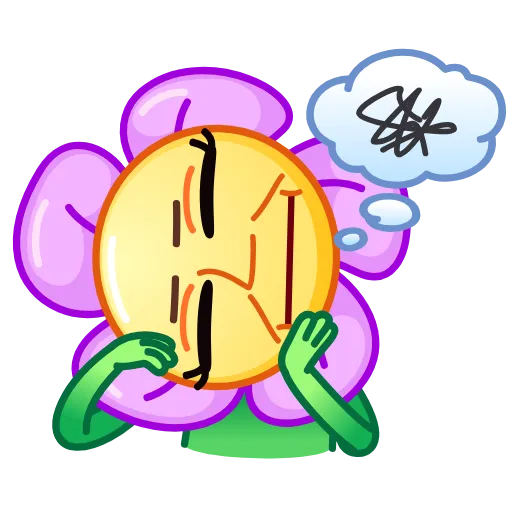 🤯 Эмодзи «Crazy Daisy» для Telegram