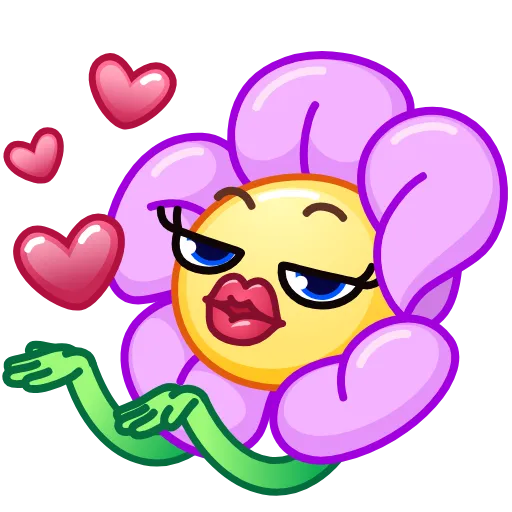 😘 Эмодзи «Crazy Daisy» для Telegram