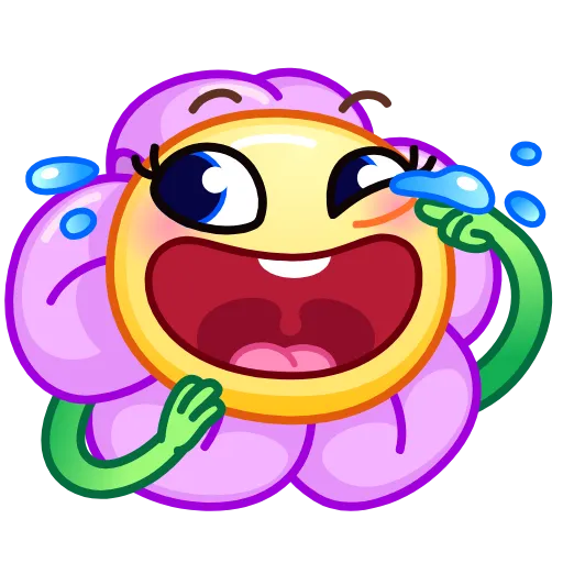 😂 Эмодзи «Crazy Daisy» для Telegram