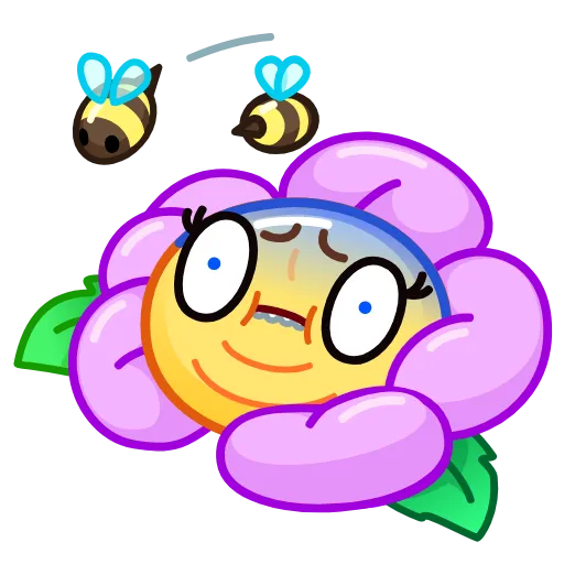 😨 Эмодзи «Crazy Daisy» для Telegram