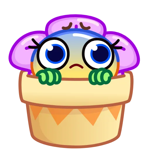 😱 Эмодзи «Crazy Daisy» для Telegram