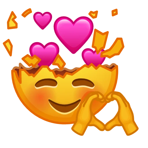 🫶 Стикер «Crazy Emoji -» для Telegram