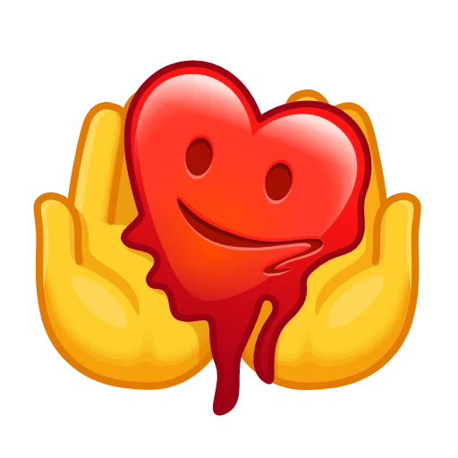 ❤️ Стикер «Crazy Emoji -» для Telegram