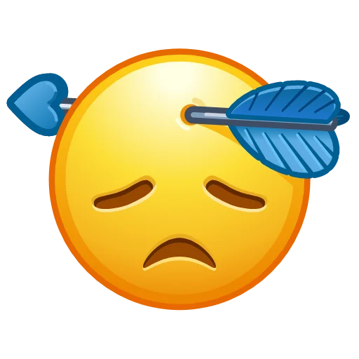 😞 Стикер «Crazy Emoji -» для Telegram