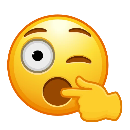 😮 Стикер «Crazy Emoji -» для Telegram
