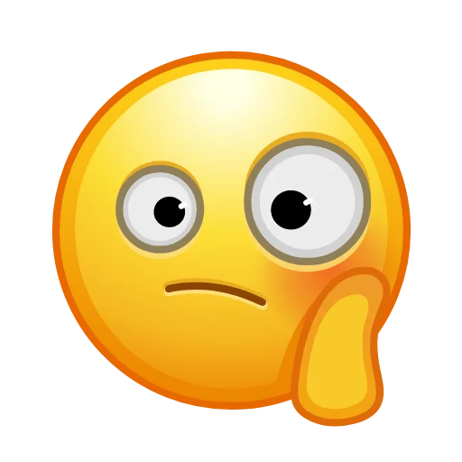 🤔 Стикер «Crazy Emoji -» для Telegram